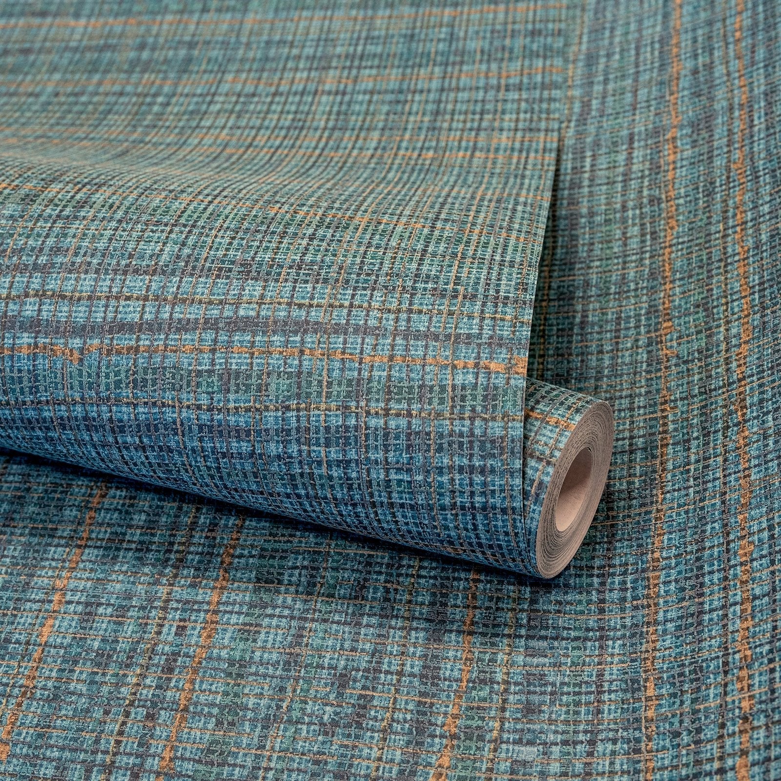 Wild Grass wallpaper in blue color - pattern number GH27099-23 - by Galerie in the Pepper collection