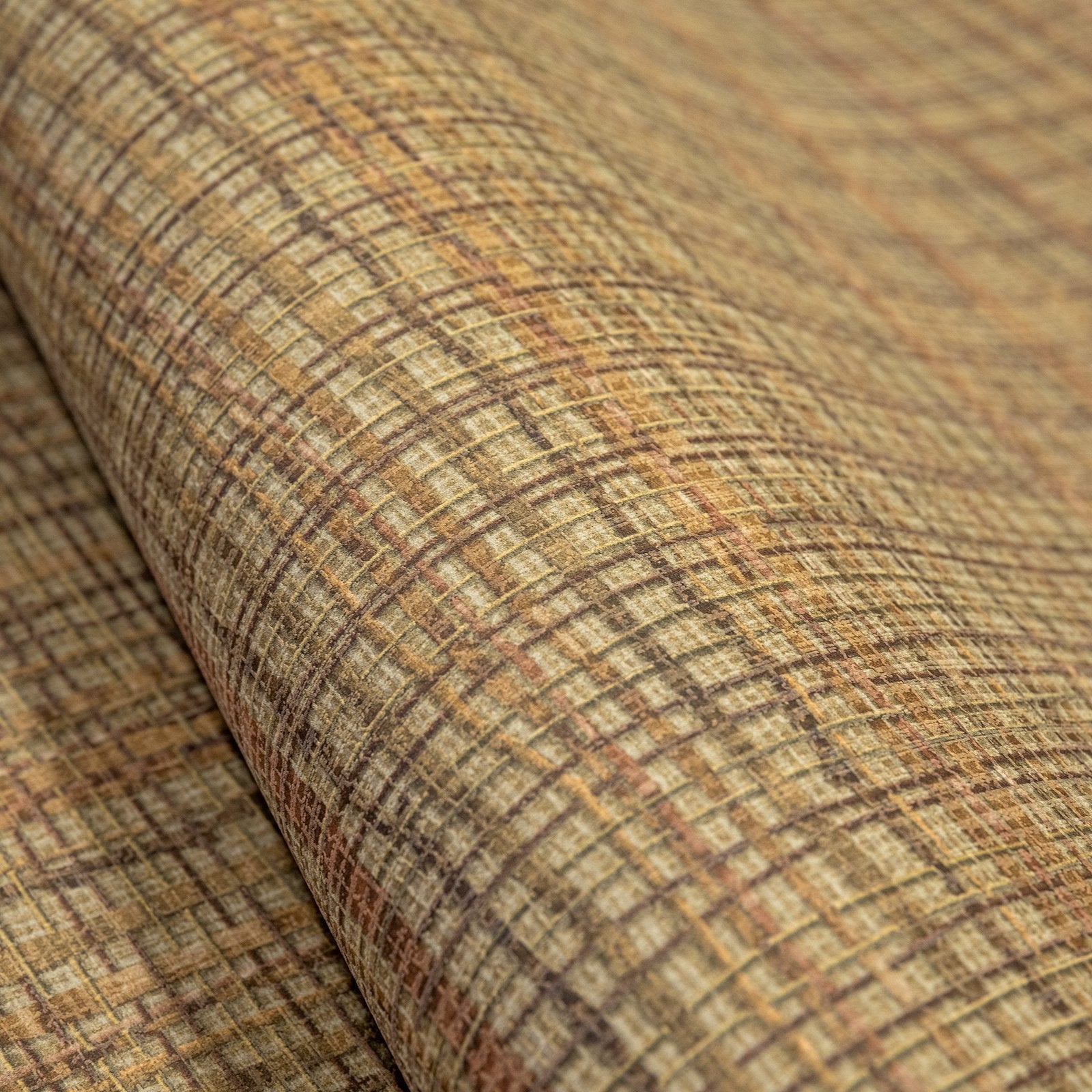 Wild Grass wallpaper in orange color - pattern number GH27102-23 - by Galerie in the Pepper collection