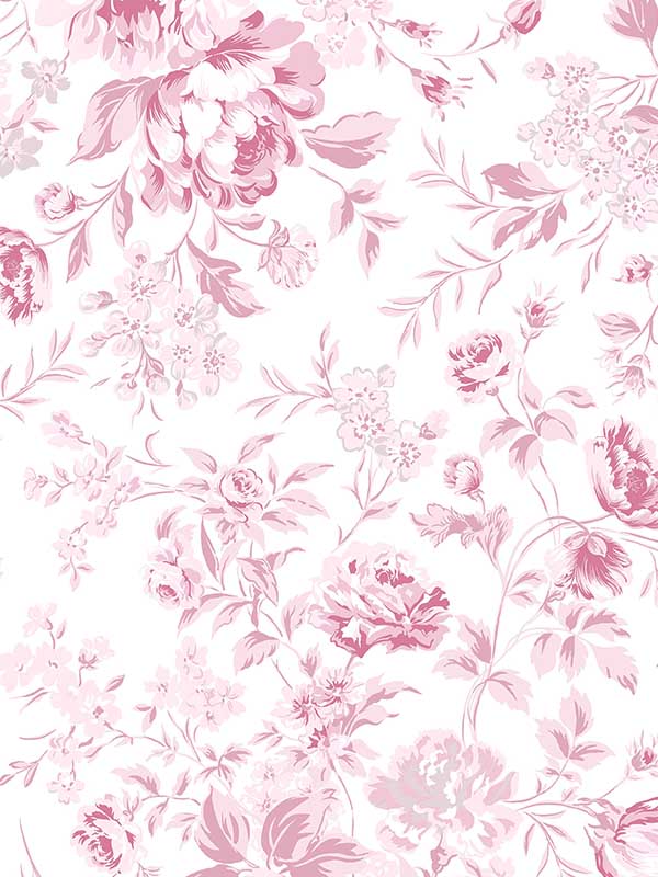 Romantic Rose fabric in pink color - pattern number 125110 - by Graham and Brown in the Rachel Ashwell Shabby Chic Collection collection