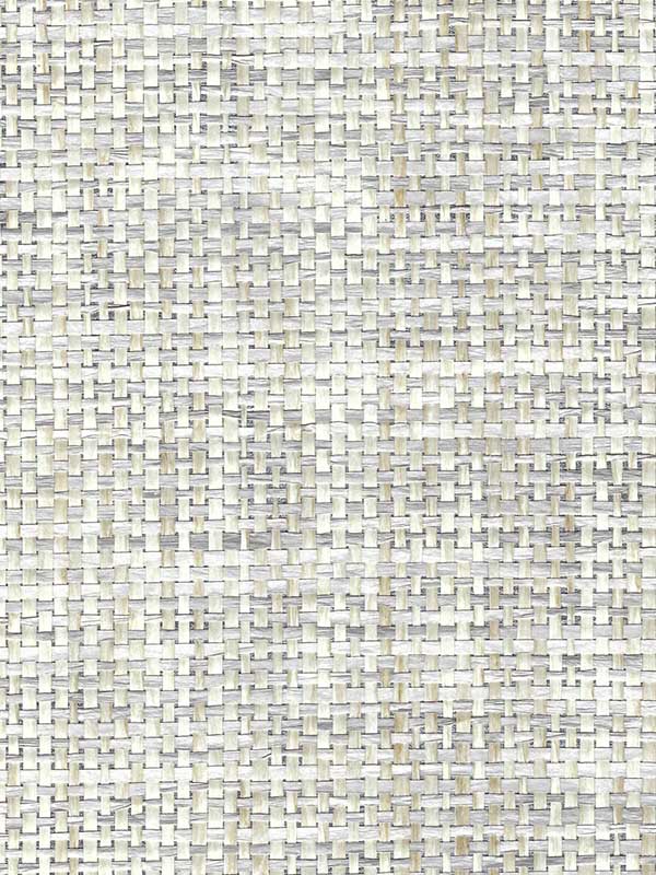 Large Noshi Weave wallpaper in natural silver color - pattern number WNR2104.WT.0 - by Winfield Thybony in the Natural Resources Vol. II collection
