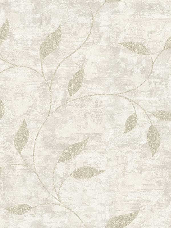 wall Vine wallpaper in ivory color - pattern number 4168-17745 - by Advantage in the Kitchen and Bath 2 collection