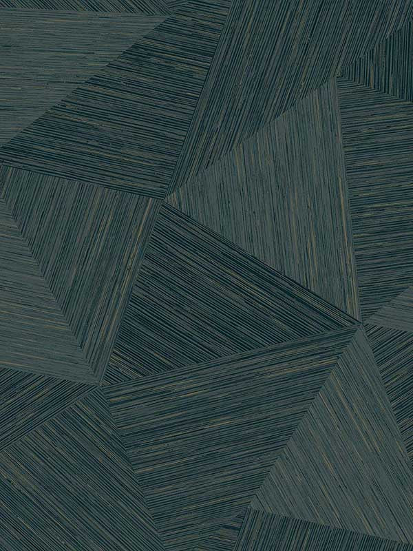 Middleton wallpaper in jade color - pattern number TH92504 - by Seabrook in the Fibers and Threads collection