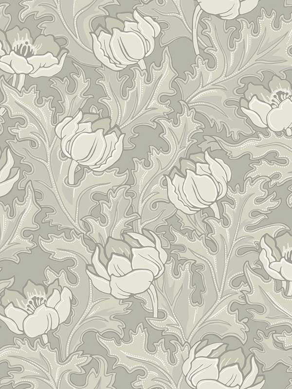 Willem wallpaper in linen color - pattern number WDR1004.WT.0 - by Winfield Thybony in the Archival Wallpaper Collection collection