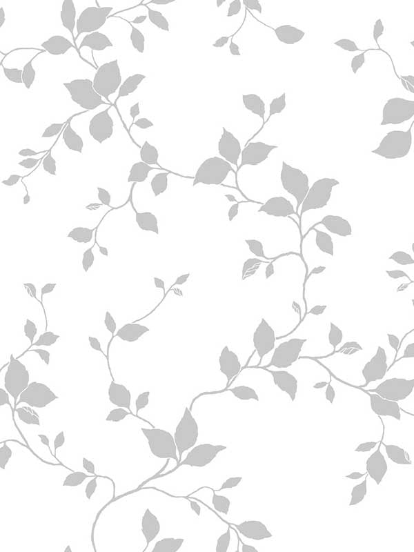 Elvin wallpaper in grey color - pattern number WDR1030.WT.0 - by Winfield Thybony in the Archival Wallpaper Collection collection