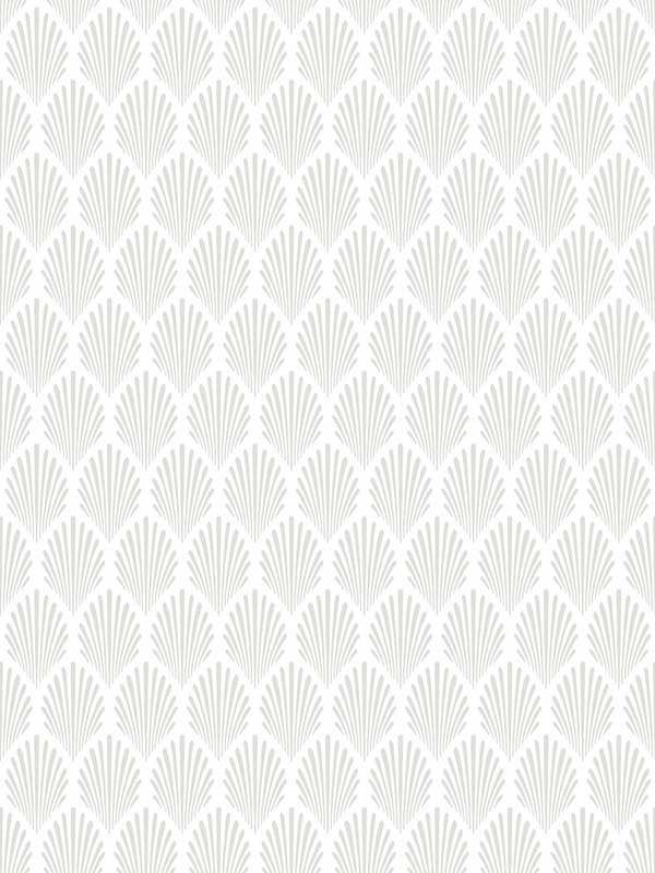 Fanfare wallpaper in pearl color - pattern number WDR1051.WT.0 - by Winfield Thybony in the Archival Wallpaper Collection collection
