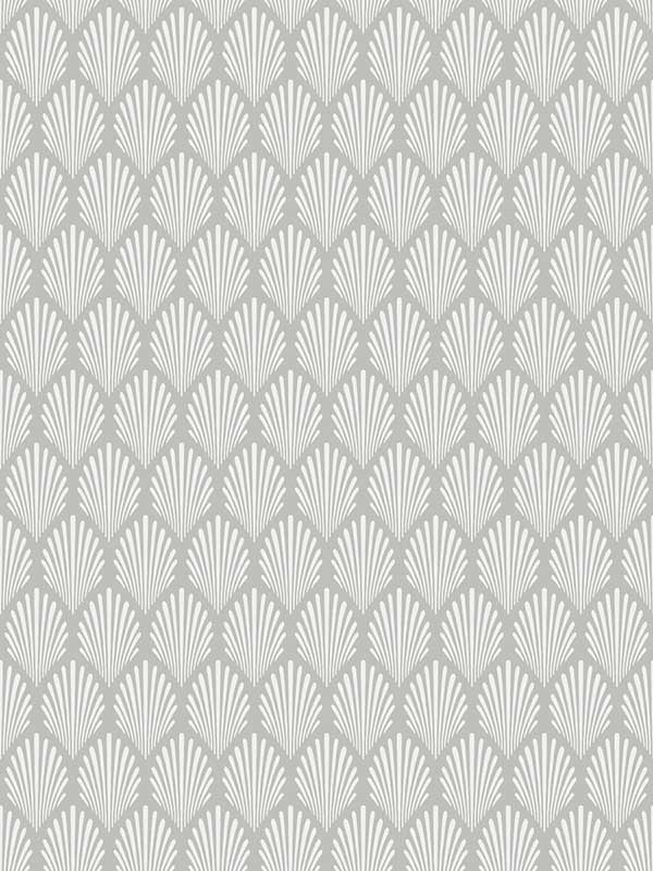 Fanfare wallpaper in grey color - pattern number WDR1053.WT.0 - by Winfield Thybony in the Archival Wallpaper Collection collection