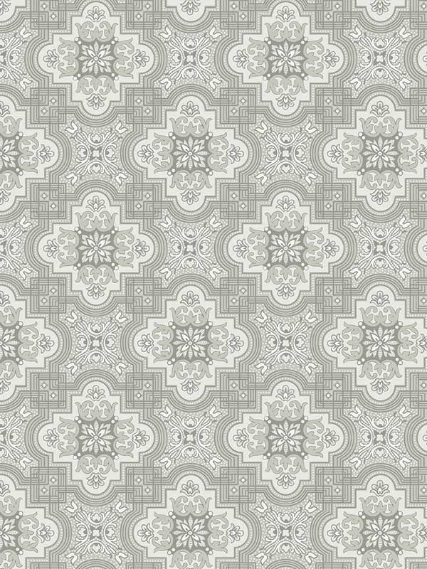 Freja wallpaper in grey color - pattern number WDR2050.WT.0 - by Winfield Thybony in the Historical Wallpaper Collection collection