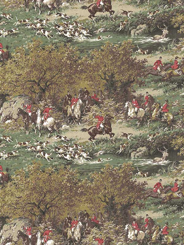 Taunton wallpaper in auburn color - pattern number CL71505 - by Carl Robinson in the Carl Robinson 21 The Gentleman collection