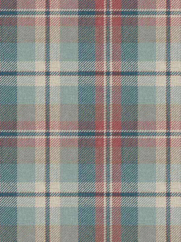 Thornbury fabric in coral color - pattern number CL71101 - by Carl Robinson in the Carl Robinson 21 The Gentleman collection