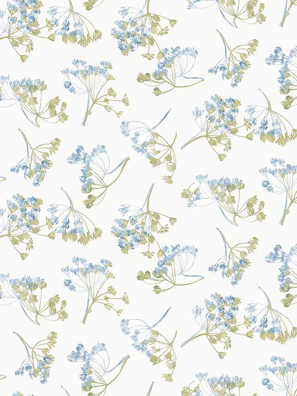 Avonbury wallpaper in hedgerow color - pattern number 130102 - by Laura Ashley in the Laura Ashley Spring Summer 2025 Collection collection
