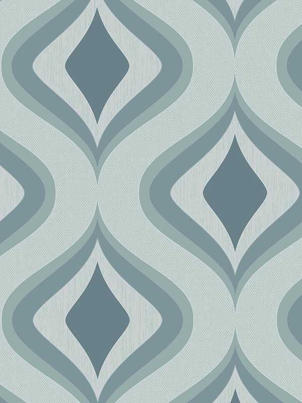 Transform Trippy Peel and Stick fabric in duck egg color - pattern number 129672 - by Graham and Brown in the Transform Drop 3 Peel and Stick Wallpaper collection