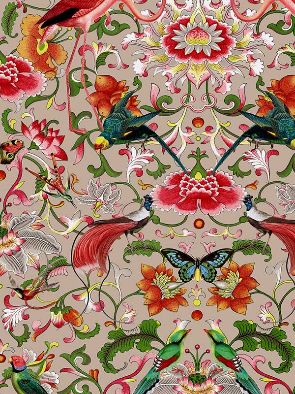 Transform Splendid Peel and Stick fabric in multi color - pattern number 129696 - by Graham and Brown in the Transform Drop 3 Peel and Stick Wallpaper collection