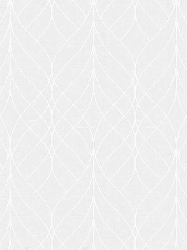 Linework Lattice wallpaper in white color - pattern number VRAD00-914 - by Veer Decor in the Adele collection