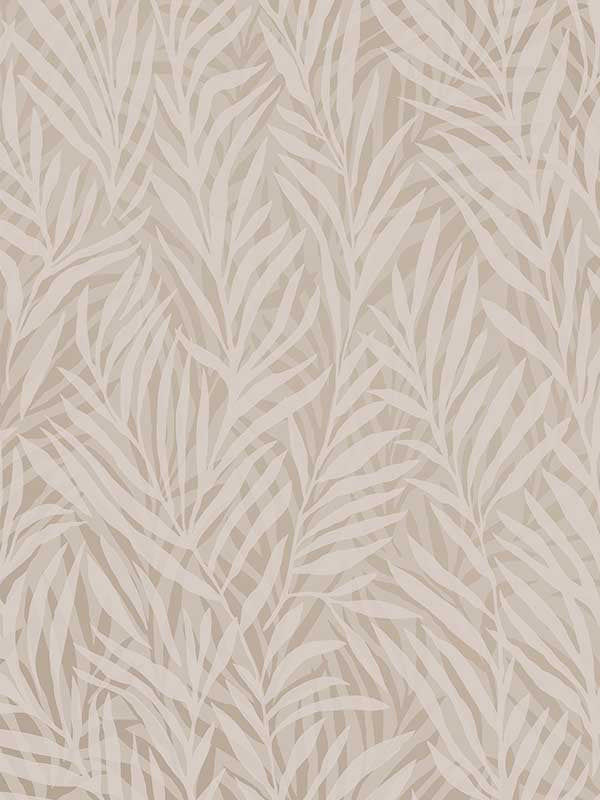 Whispering Leaves fabric in beige color - pattern number VRAD07-525 - by Veer Decor in the Adele collection