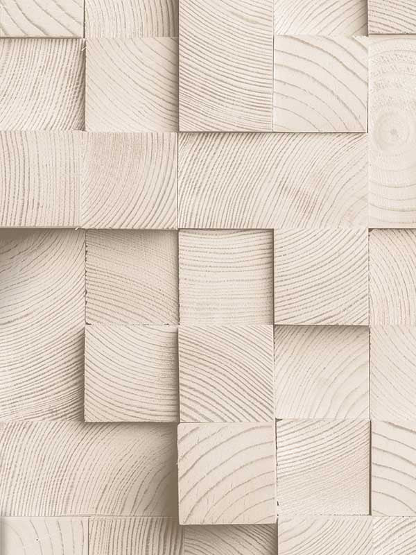 Wood Blocks Natural fabric in beige color - pattern number VRAR07-108 - by Veer Decor in the Artifice collection