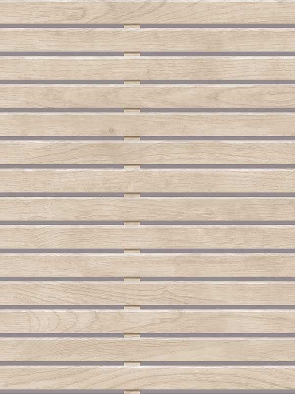 Horizontal Wood Slat fabric in beige color - pattern number VRAR07-608 - by Veer Decor in the Artifice collection