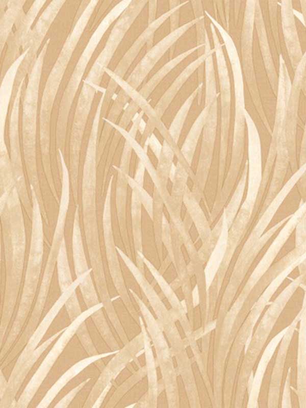 Adelia Tall Grass wallpaper in yellow color - pattern number VRBT02-546 - by Veer Decor in the Botanique collection