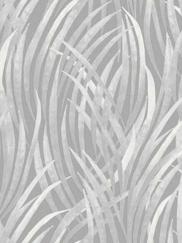 Adelia Tall Grass wallpaper in grey color - pattern number VRBT09-546 - by Veer Decor in the Botanique collection