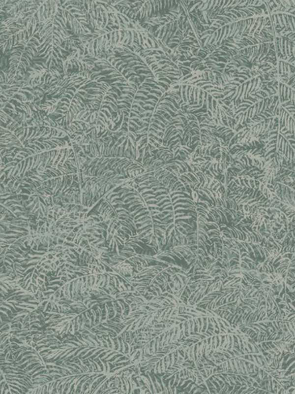 Fern Texture fabric in dark green color - pattern number VRBT14-894 - by Veer Decor in the Botanique collection