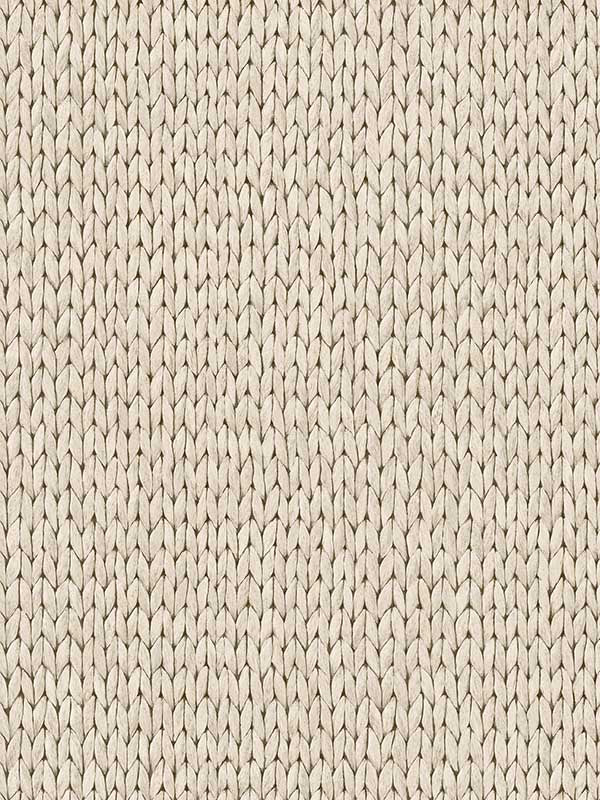 Wicker Weave fabric in natural color - pattern number VRBR07-487 - by Veer Decor in the Brut collection