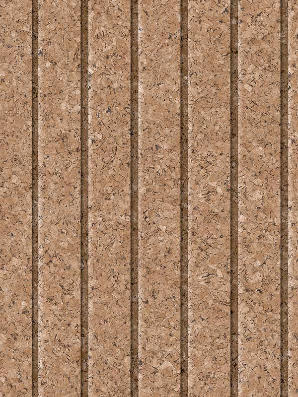 Corkboard Stripe wallpaper in brown color - pattern number VRBR08-357 - by Veer Decor in the Brut collection