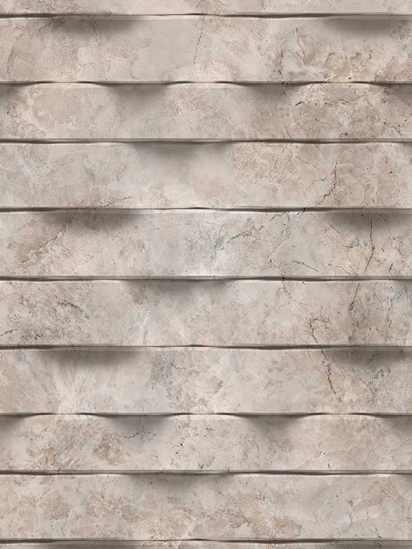 Wavy Marble Stripe fabric in taupe color - pattern number VRBR08-997 - by Veer Decor in the Brut collection