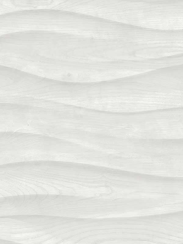 Natural Drift Wavy Wood wallpaper in light grey color - pattern number VRBR09-557 - by Veer Decor in the Brut collection