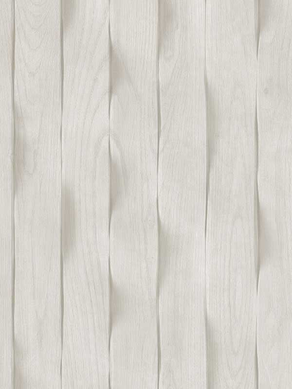 Wavy Wood Slat fabric in grey color - pattern number VRBR09-657 - by Veer Decor in the Brut collection