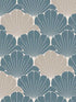 Giant Art Deco Gingko Leaf fabric in green color - pattern number VREL04-046 - by Veer Decor in the Elegance collection