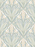 Victorian Bloom fabric in light green color - pattern number VREL24-166 - by Veer Decor in the Elegance collection