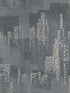 Matrix City Skyline fabric in grey color - pattern number VRLO09-364 - by Veer Decor in the Loft collection