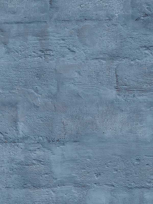 Painted Loft Bricks fabric in blue color - pattern number VRLO01-035 - by Veer Decor in the Loft collection