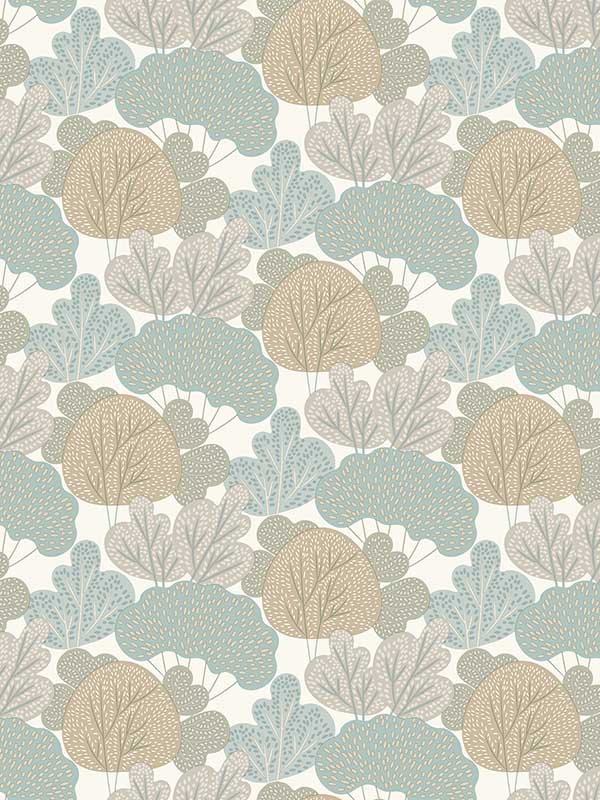 Little Woods fabric in neutral color - pattern number VRKG04-869 - by Veer Decor in the My Kingdom collection