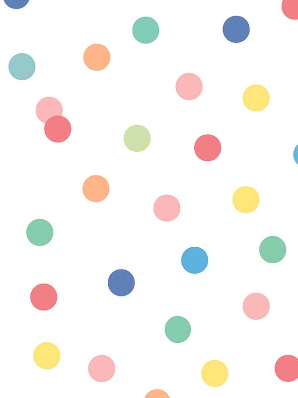 Polka Dot Party fabric in multi color - pattern number VRKG10-915 - by Veer Decor in the My Kingdom collection