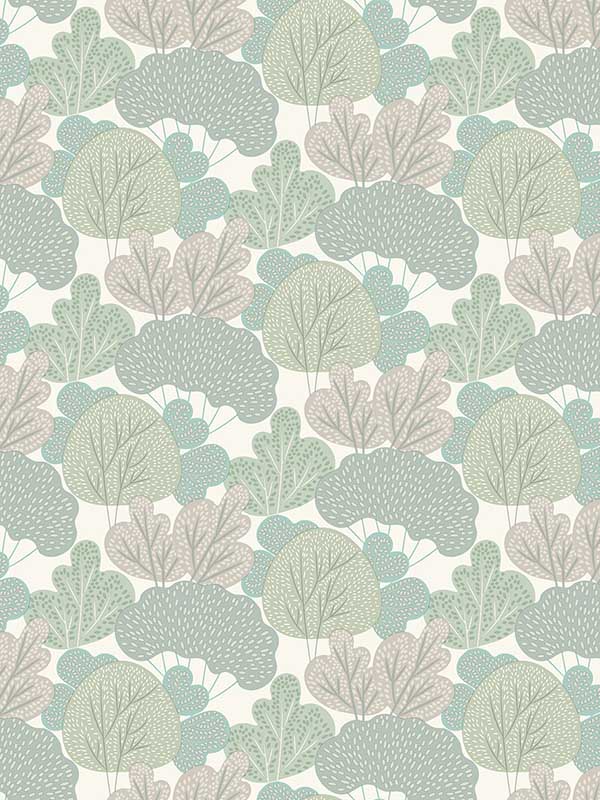 Little Woods fabric in green color - pattern number VRKG14-869 - by Veer Decor in the My Kingdom collection