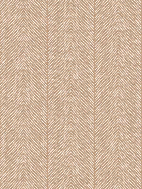 Nomad Herringbone Stripe fabric in taupe color - pattern number VRNO08-296 - by Veer Decor in the Nomade collection