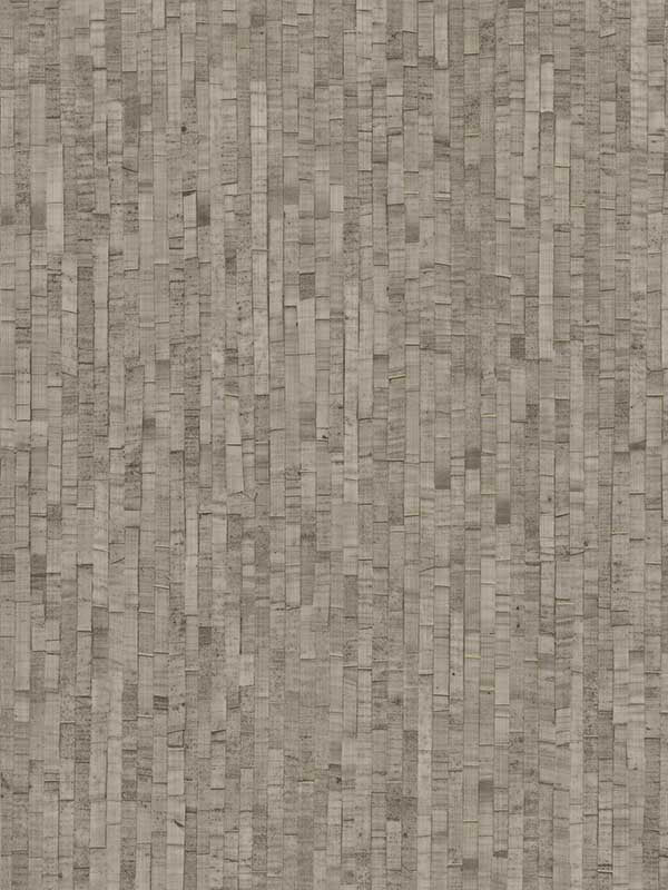Faux Natural Straw fabric in taupe color - pattern number VRNO08-946 - by Veer Decor in the Nomade collection