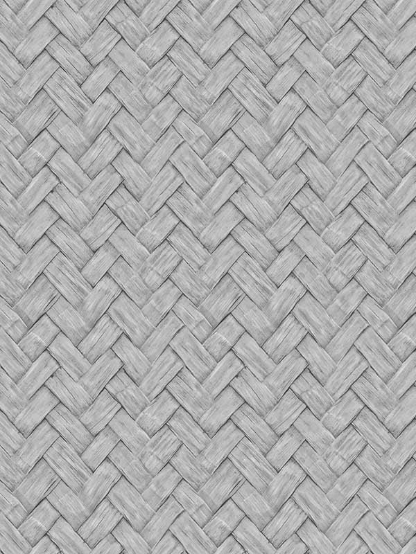 Faux Natural Weave fabric in grey color - pattern number VRNO09-096 - by Veer Decor in the Nomade collection