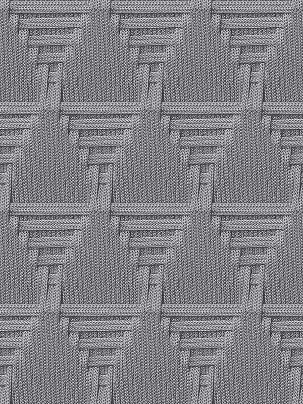 Rope Weave Diamond fabric in dark grey color - pattern number VRNO09-886 - by Veer Decor in the Nomade collection