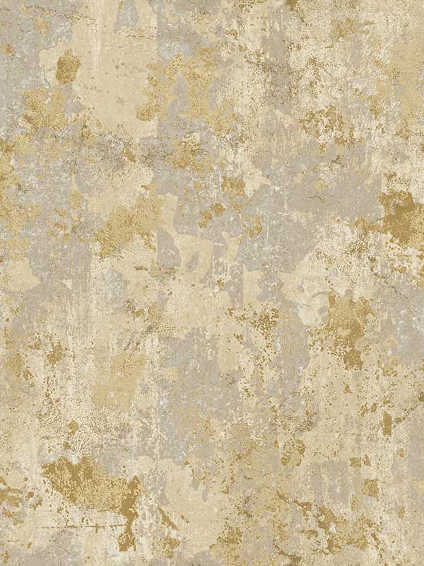 Patina Texture fabric in gold color - pattern number IT21173 - by Galerie in the Italian Textures 3 collection