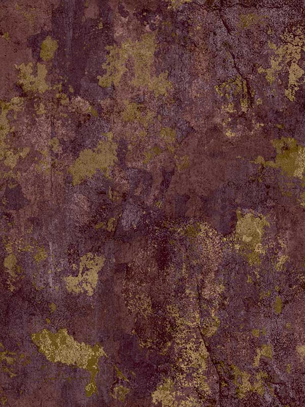 Patina Texture fabric in burgundy gold color - pattern number IT21178 - by Galerie in the Italian Textures 3 collection