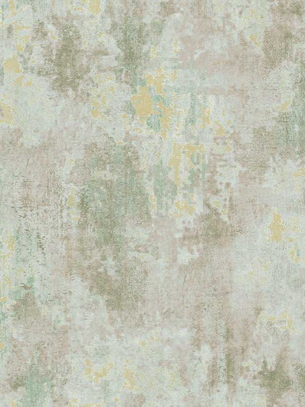 Ancient Plaster fabric in green color - pattern number IT29965 - by Galerie in the Italian Textures 3 collection