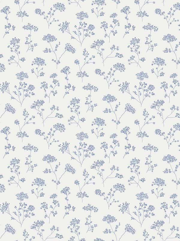Meadow Sweet fabric in blue color - pattern number G67871 - by Galerie in the Miniatures 3 collection