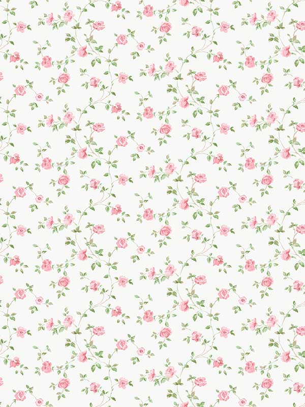 Modern Rose Trail fabric in pink color - pattern number G67889 - by Galerie in the Miniatures 3 collection