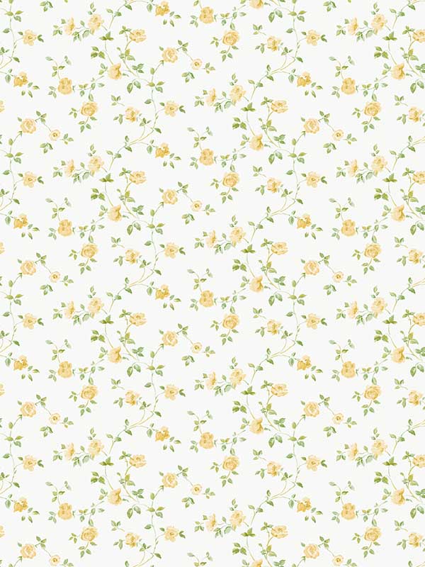 Modern Rose Trail fabric in green color - pattern number G67891 - by Galerie in the Miniatures 3 collection