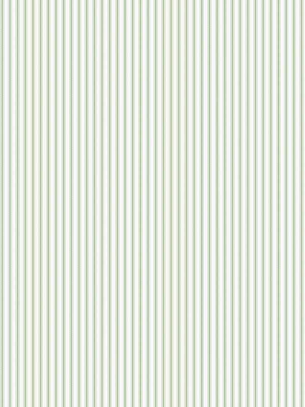Ticking Stripe fabric in green color - pattern number G67928 - by Galerie in the Miniatures 3 collection