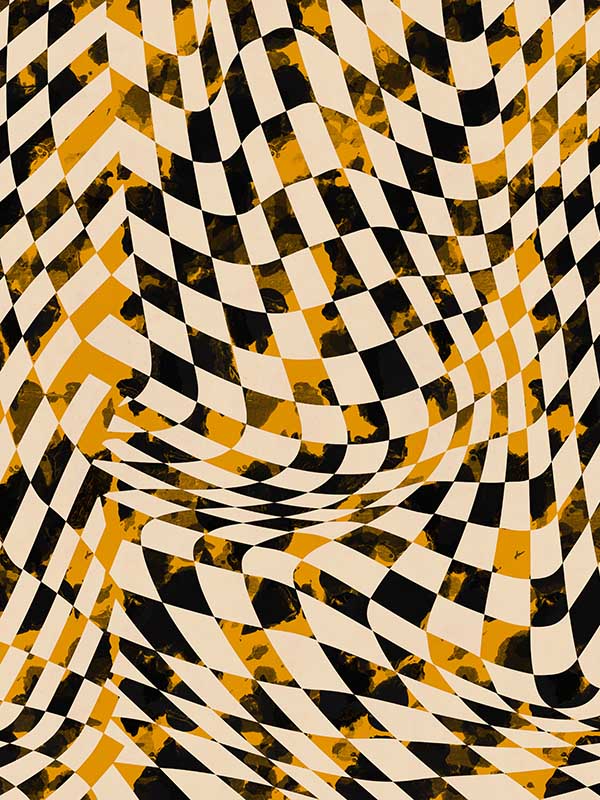 Spontaneity wallpaper in yellow color - pattern number WP30254 - by Mind the Gap in the Jazz Live collection