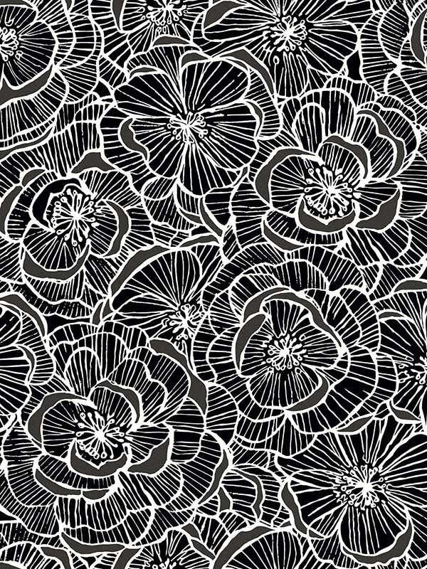 Alejandra fabric in blueberry color - pattern number WH40800 - by Seabrook in the Piano collection