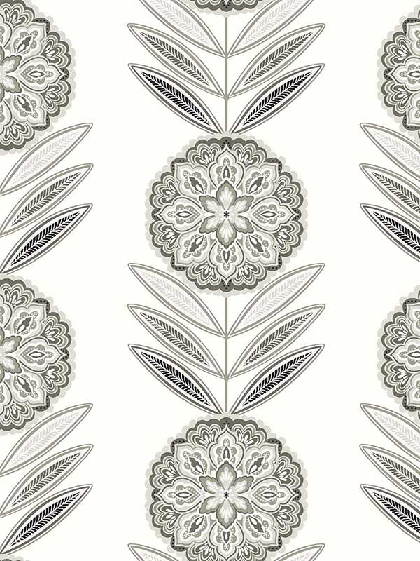 Belle wallpaper in mushroom color - pattern number WH41118 - by Seabrook in the Piano collection