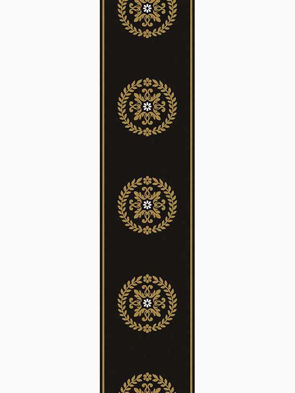Ronan border in ring color - pattern number WH42206 - by Seabrook in the Piano collection